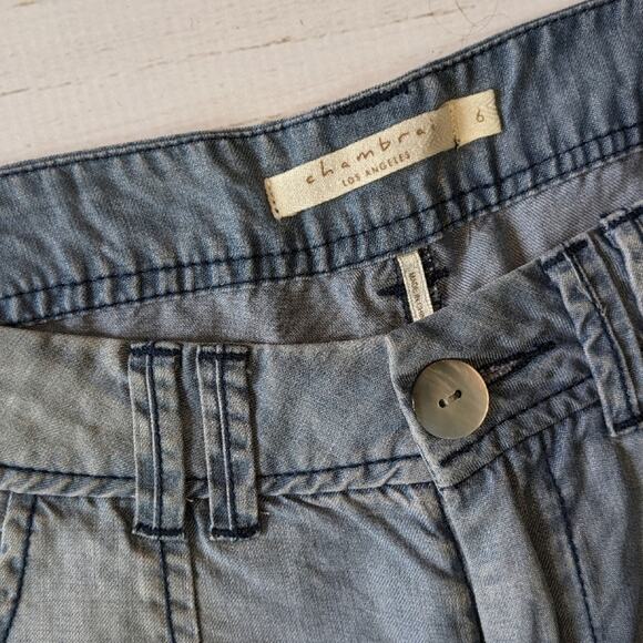Chambrai LA chambray joggers sz 6 - Picture 2 of 5